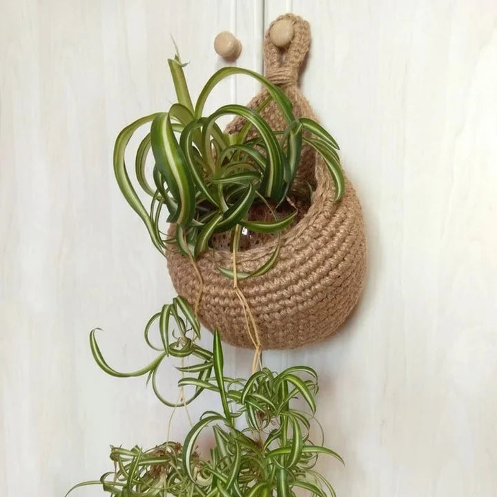 Woven Hanging Basket – Rustic Home Storage and Organization